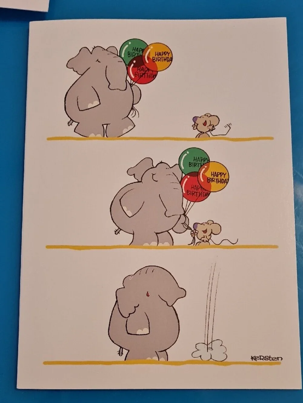 Greeting Card Set – 7 Different Birthday Cards with envelopes
